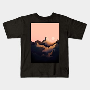 A morning mountain Kids T-Shirt